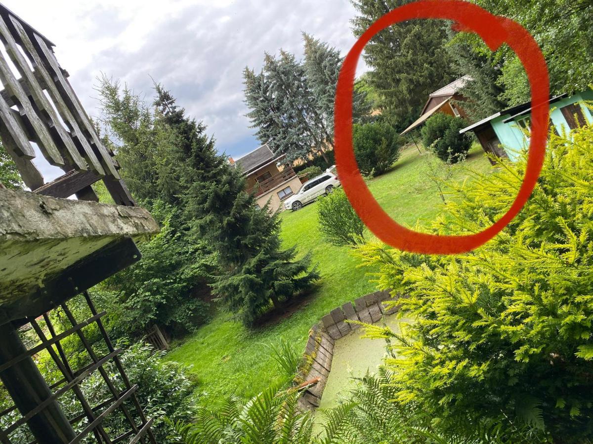 Waldfrieden Bungalow Garnsdorf Bagian luar foto