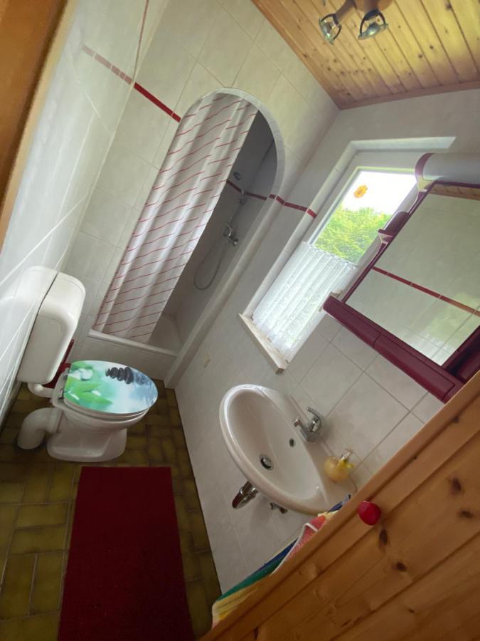 Waldfrieden Bungalow Garnsdorf Bagian luar foto