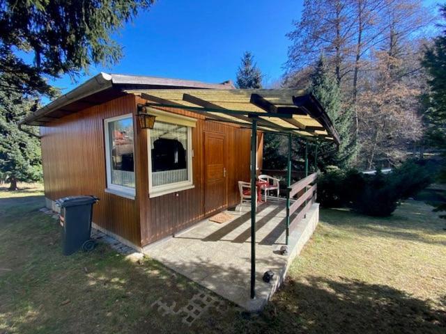 Waldfrieden Bungalow Garnsdorf Bagian luar foto